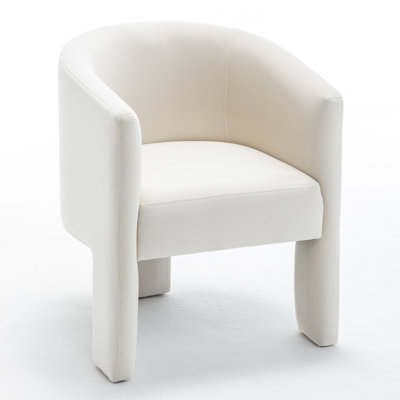 29.13'' H Velvet Curved Dining Chair