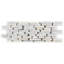 Nature Stacked Pram Gray Pebble Mosaic Tile-342312244