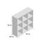 Anzalone 90.7cm H x 92.2cm W Cube Bookcase-734482301