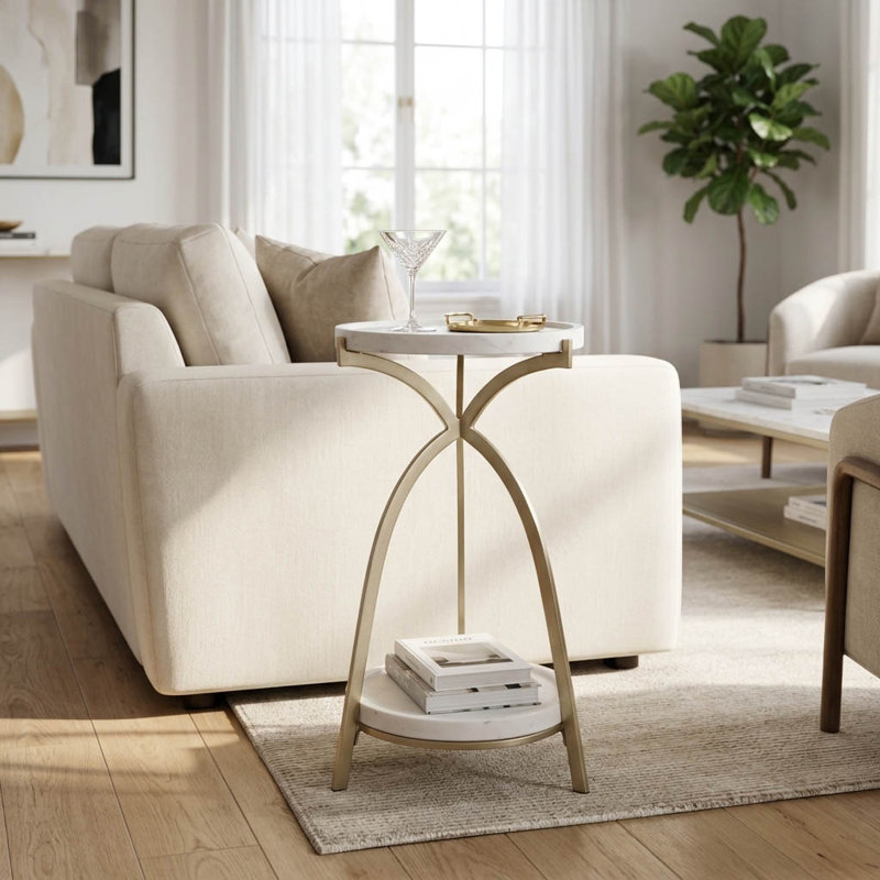 Table d'appoint en marbre Modern Modern