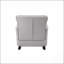 Light Grey Rocking Chair With Track Arm