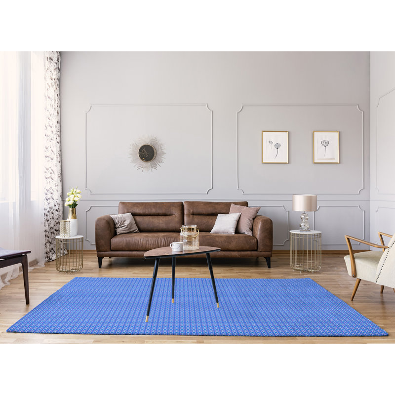 Chenille Geometric Indoor Rug, Rectangle 5' x 7'