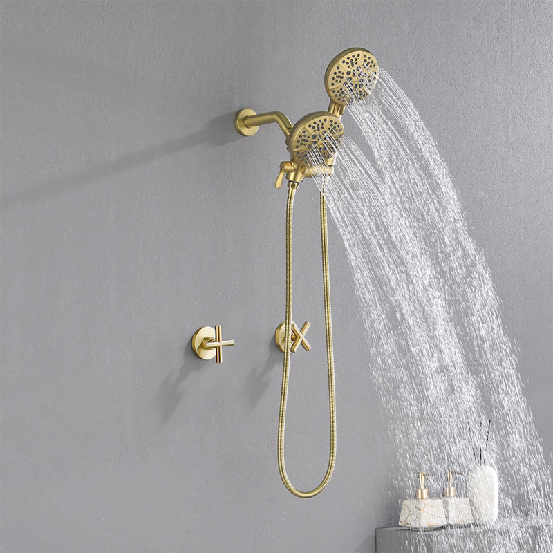 Diverter Shower Faucet, Brushed Gold