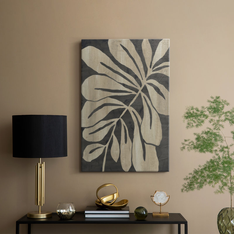 Fossile Bold Leaf II - galerie Cavas sur mesure, H 18 po x l 12 po