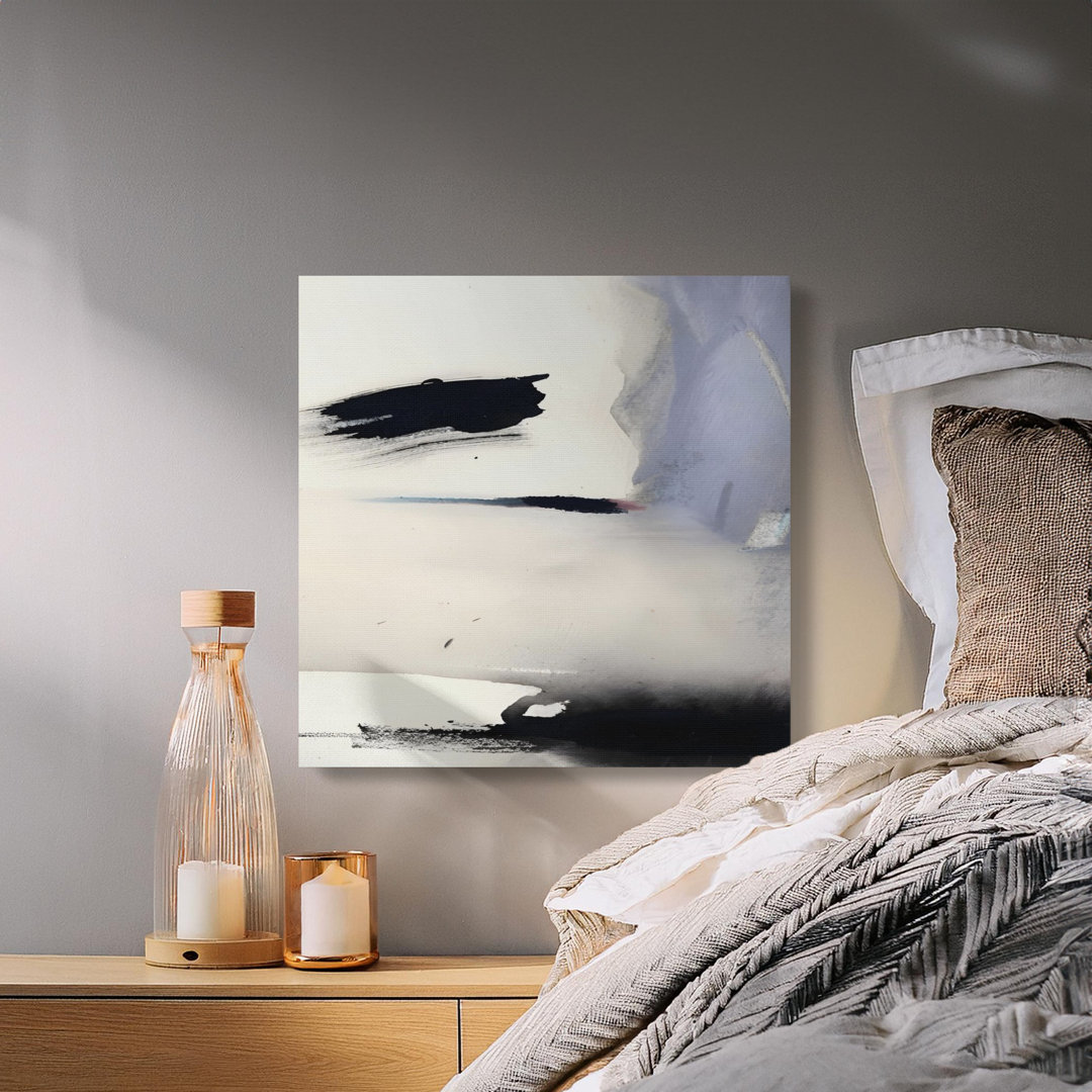 Serene Abstract Brushstroke Wall Art