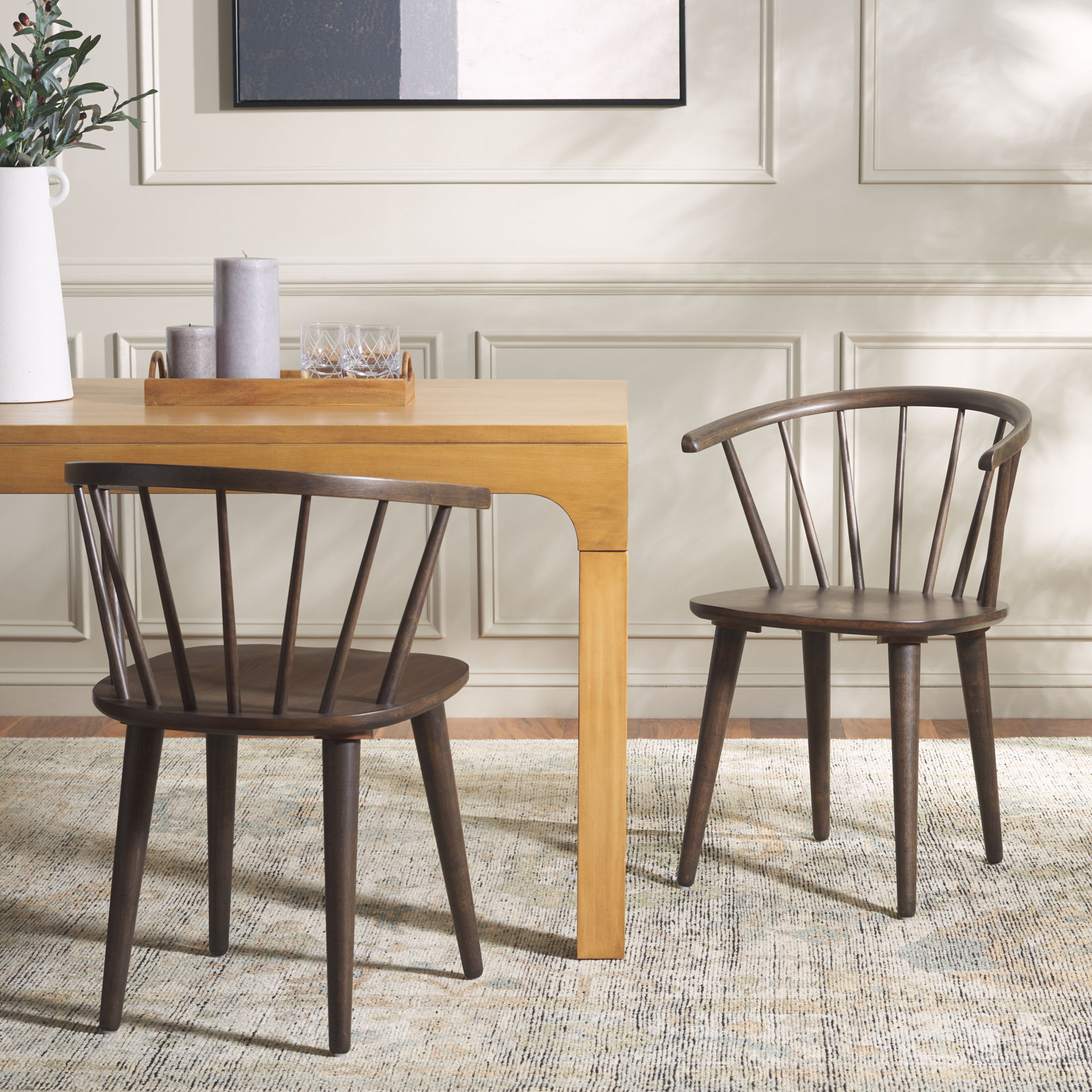 Sheffield Dining Chair, 2 Chairs, Dark Walnut / Dark Walnut