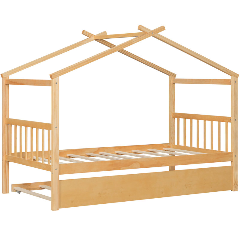 Lit simple Natural Bed, Naturel
