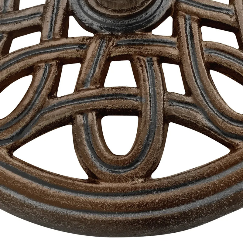 Gurley 9.4kg Cast Iron Free Standing Umbrella Base, Bronze 
