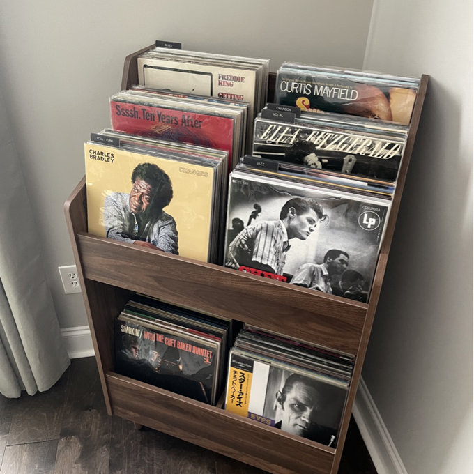 Media Shelves - Walnut