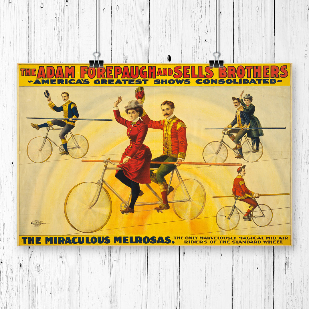 Vintage Circus Poster - Frameless Print