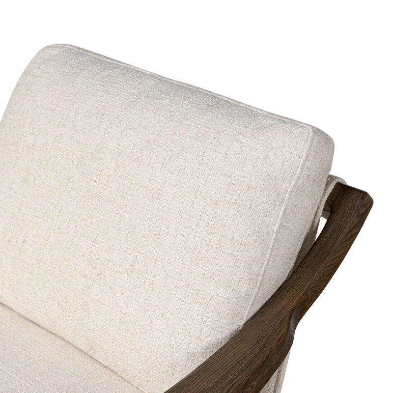 Kimmery Chair-Omari Natural, Omari Natural Polyester Blend, Terra Brown Oak