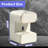 Wall Mounted Automatic Electric Toothpaste Dispenser, (Beige)