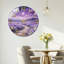 Horloge murale lavande-844655490