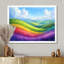 Arc-en-ciel au-dessus des collines luxuriantes - arc-en-ciel, art mural-1730530702-1730530699