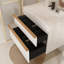 Meuble-lavabo mural moderne avec lavabo en acrylique intégré et tiroirs-109920768-109920769