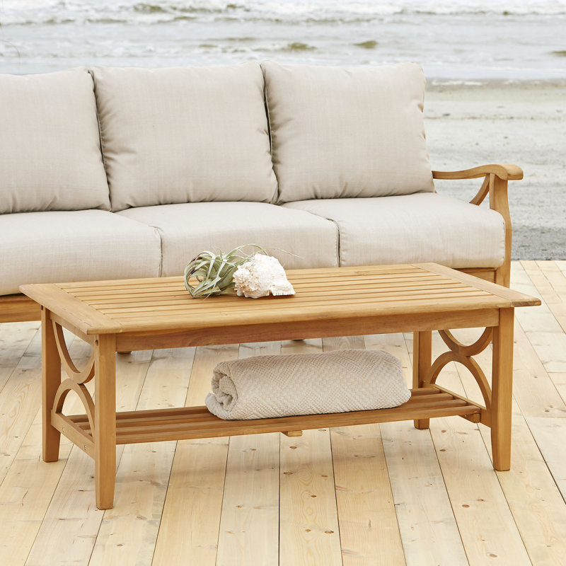 Brunswick Teak Coffee Table, Natural