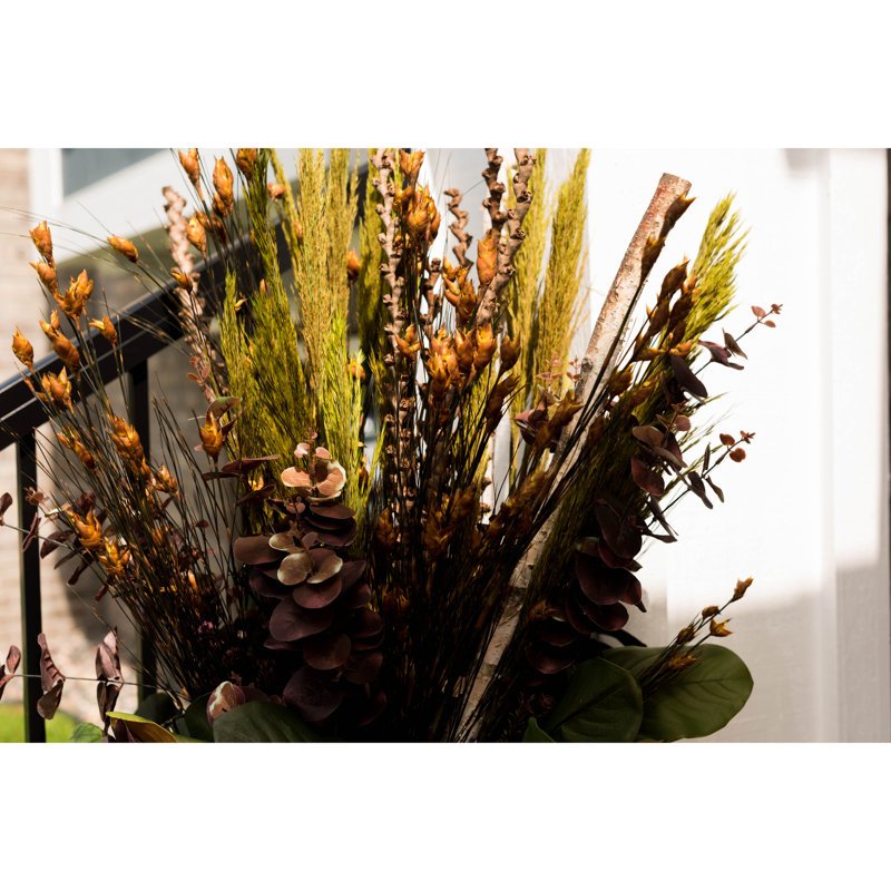 Artificial Money Leaf Spray, Burgundy