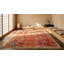 Hand Knotted Pile Wool Chinese Art Deco Floral Antique 1920s Rug