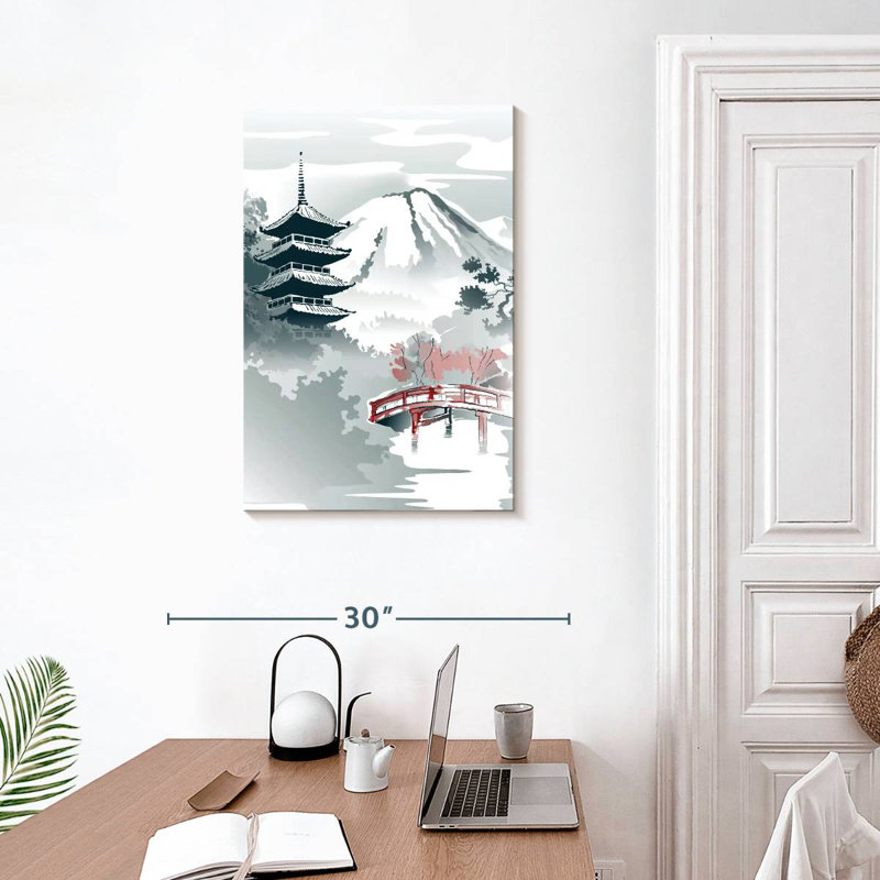 Aime Japanese Bridge, 30" H x 20" W