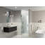 Albedo 26.5 in. x 78 in. Fully Frameless Hinge Shower Door-1826034465