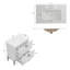 Meuble-lavabo 30 po avec lavabo en céramique-701884081