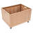 Set Of 2 Foldable Storage Bins With Wheels, Large 52.8-Gallon Rolling Containers With Wood Grain Finish For Home, Garage, And Office Organization