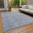 Machine Washable Indoor/Outdoor Colman ACN2152 Striped Rug-777035288