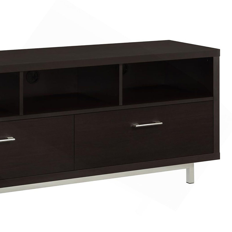 Meuble télé avec rangement 60 po Cappuccino