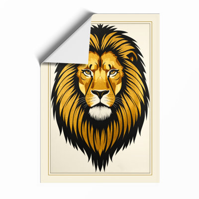 Noble Lion Modern - Print