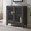 Armoire Beckett en bois manufacturé de couleur anthracite