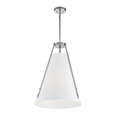 Luminaire suspendu conique simple à 4 lumières Gretel