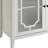 White Console Table With 2 Doors