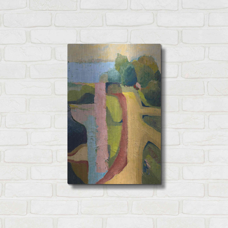 Ivy Bronx «Sandy Hill Farm» par Ann Gordon, art mural en métal, H 24 po x l 16 po