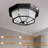 2-Light 10.6 Inch Flush Mount Ceiling Light Recessed Installation for Kitchen/Bedroom/Entryway 1-Piece Nordic Style (Bulb Sold Separately)
