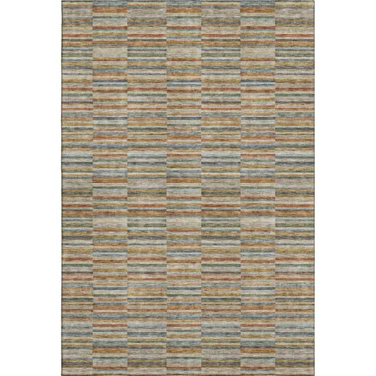 Premium Machine Washable Prisco Paprika Rug