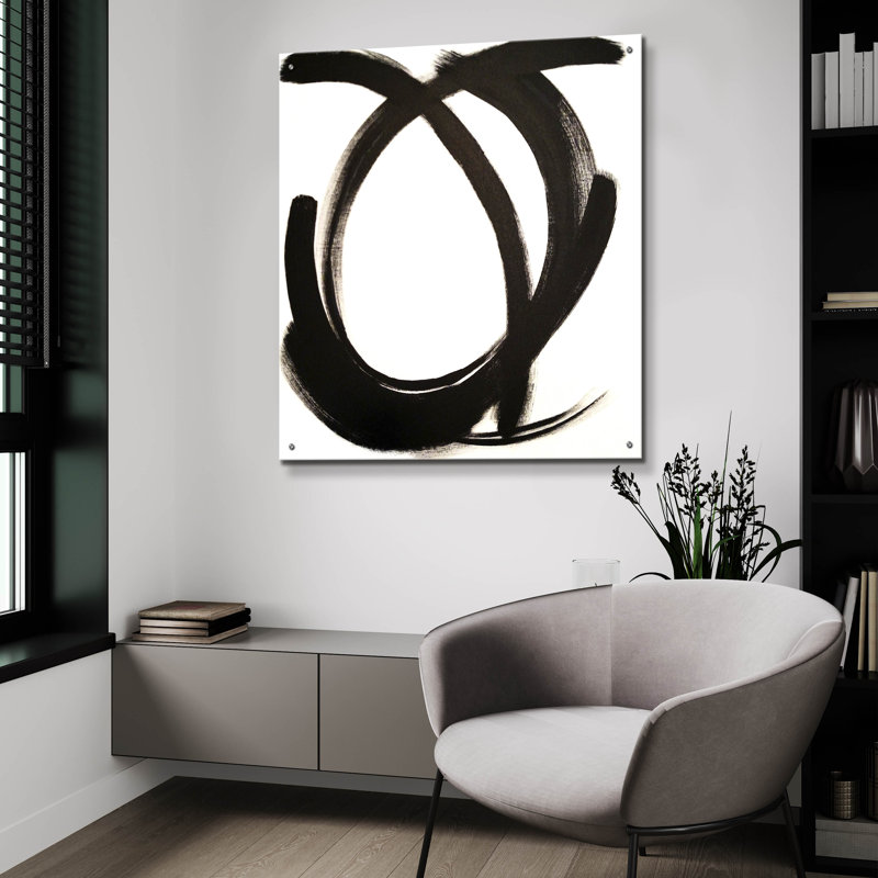  «Intersection 1» par Brittany Evans, art mural en verre acrylique, 36 po x 36 po