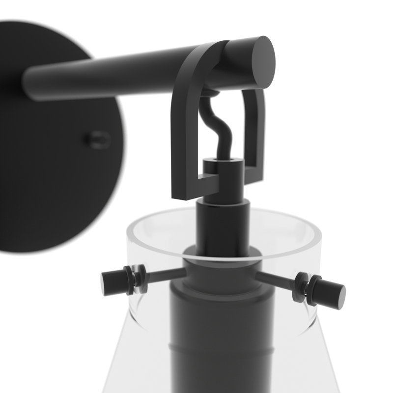 Avelina 1-Light Dimmable Armed Sconce
