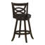 Caeron Swivel Stool in Black and Brown-782975358