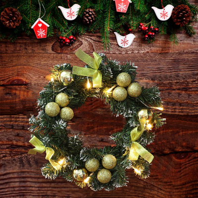 Guirlande de Noël avec guirlande de Noël suspendue 11,61 po