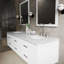 Ensemble de meuble-lavabo double mural 72 po Castor-82339548-82339545