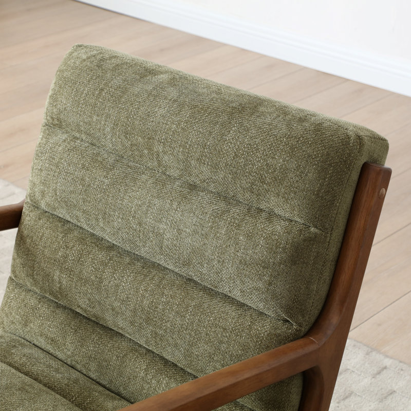 Upholstered Chenille Accent Chair