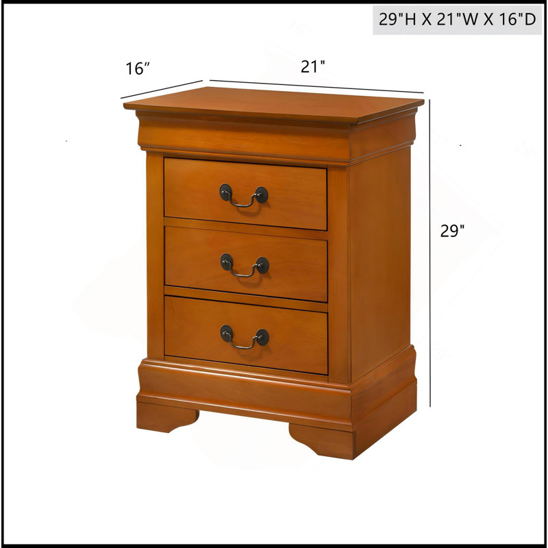Table de chevet charmante avec une élégance intemporelle, Chêne