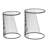 Glass Top Nesting Tables