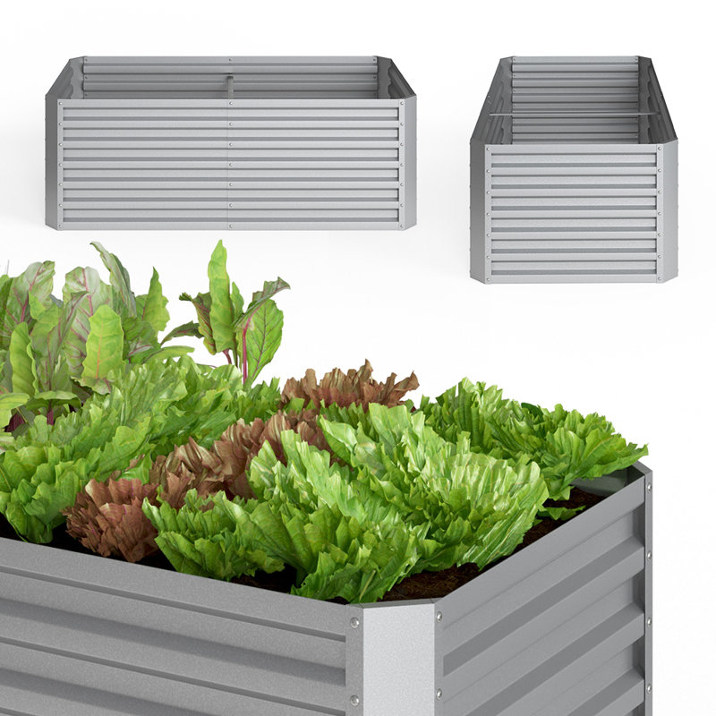 Martyna Metal Raised Flower Bed