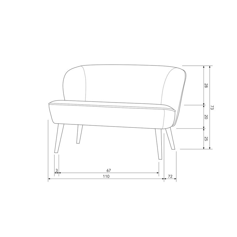 Stokes 1 Seater Sofa