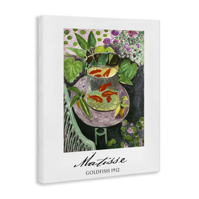 «Matisse Goldfish Still Life Canvas» par Vintage Hustle