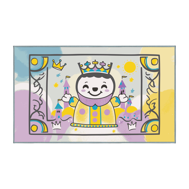 Tapis fantaisie lavable Gemma, Rectangulaire 8 pi x 10 pi