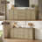89.67" Bohemian-inspired Sideboard With Adjustable Shelves-410830303