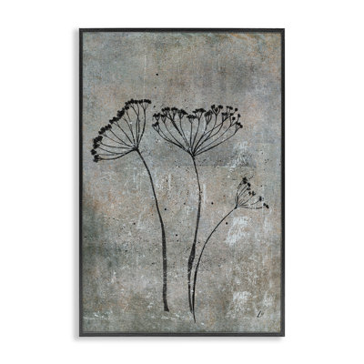 Stupell Industries Cow Parsley Sprigs Framed Giclee Art by Lydia Orange