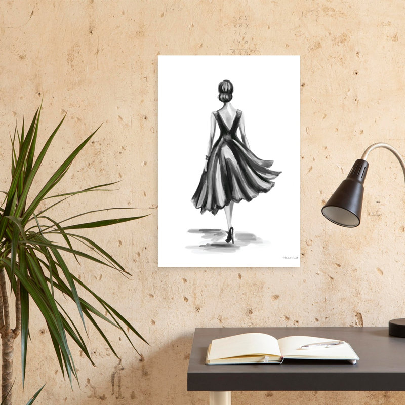 Classy Lady, art contemporain, H 24 po x l 16 po